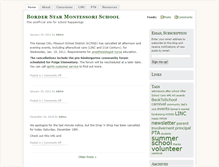Tablet Screenshot of borderstarmontessori.com